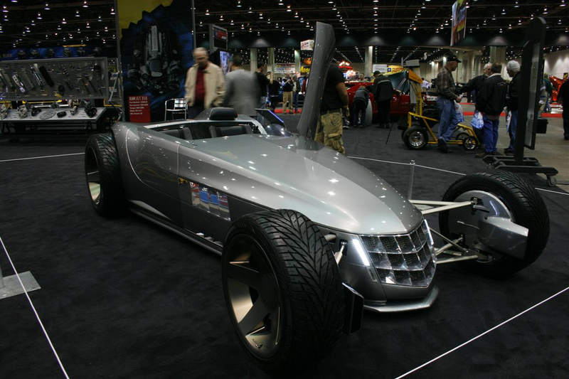 Illustration for article titled Cadillac VSR Hot Rod Concept